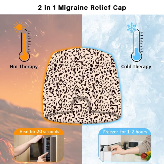 Detalle de my novel things Migräne Maske 2er Set Kühlmaske