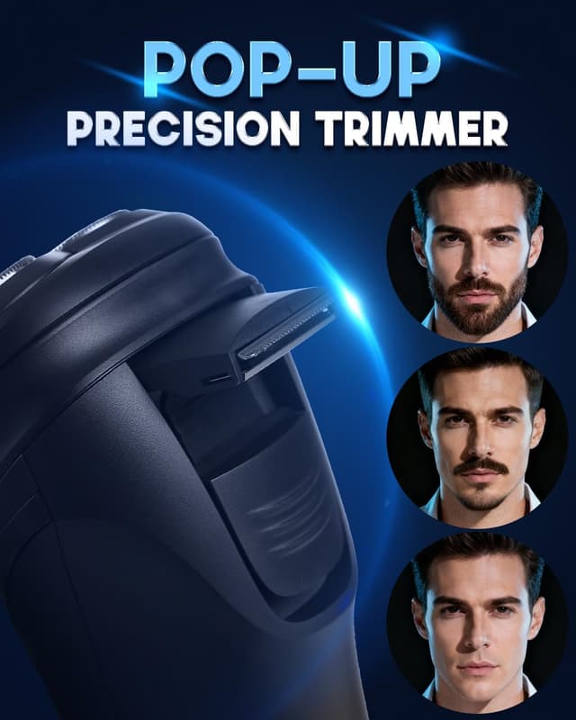 Detalle de Rantizon Men’s Electric Shaver, IPX5