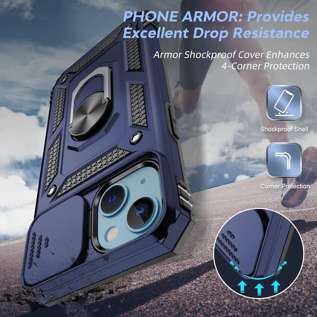 Thumbnail 4 de LeYi iPhone 13 case 6.1" with kickstand