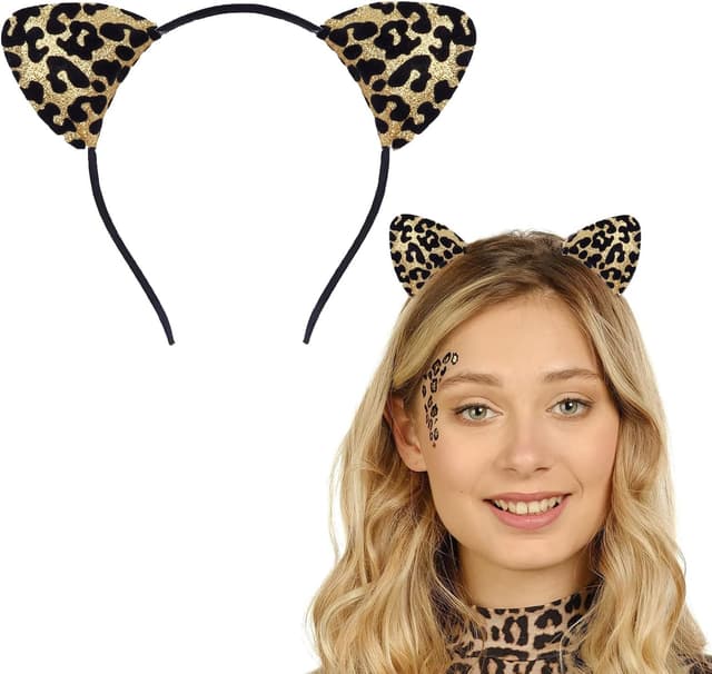 Imagen de Ling & Bai Leopard Ears Headband cat ears headband 🎀 en OfertitasTOP