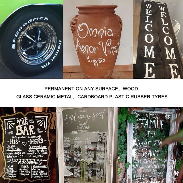 Thumbnail 2 de Aurobliss Lackmarker Weiß 2-3MM 🎨