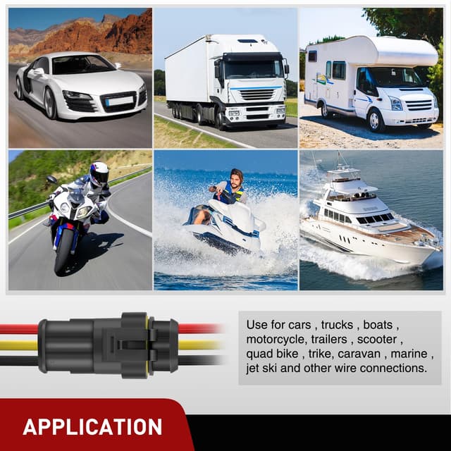 Thumbnail 5 de Nilight 622PCS Electrical Connector Set for Car & Motorcycle