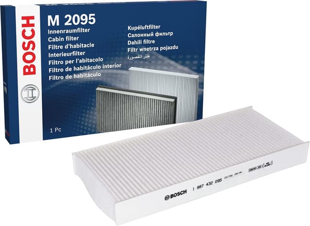 Detalle de Bosch M2095 filtre d’habitacle Standard : pollen, poussière et aide contre l’embuage
