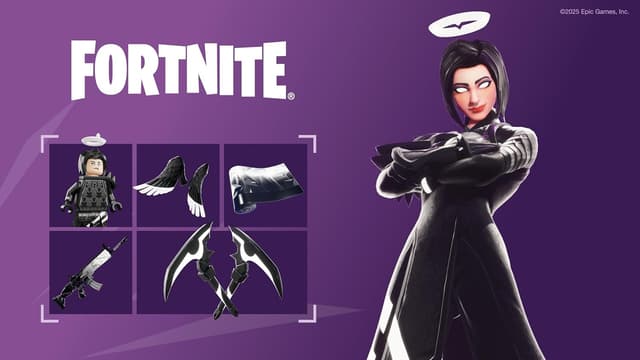 Detalle de Fortnite – Bundle Fuoco Oscuro e Ghiaccio (codice download nella confezione) per Switch 2