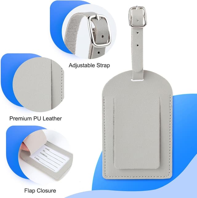 Thumbnail 1 de AiQInu Etichette per Valigie 3 pezzi 7x13 cm