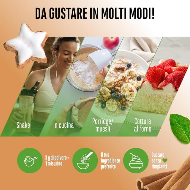 Detalle de Vit4ever Polvere di Cannella Star (Flavor Craft) da 250 g