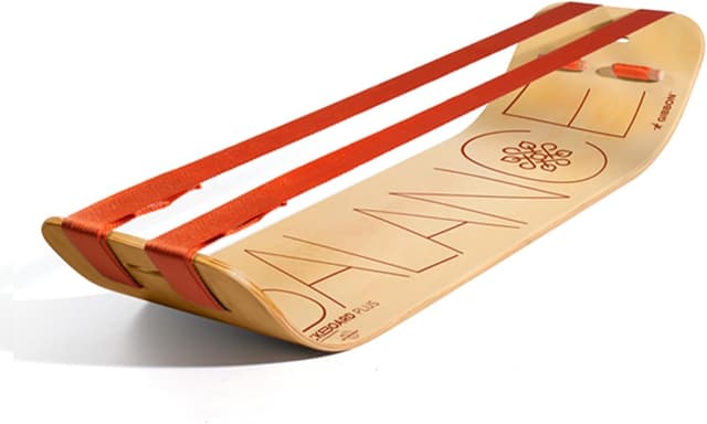 Detalle de GIBBON SlackBoard GiBoard Balance Board – Slackline balance trainer for core, desk workouts & yoga