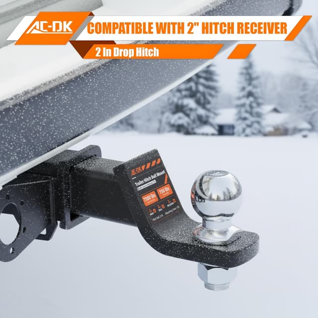 Thumbnail 5 de AC-DK Trailer Hitch Ball Mount 7,500 lbs