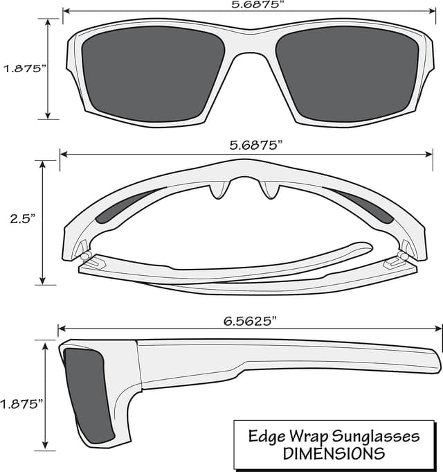 Detalle 2 de Siskiyou Sports NCAA unisex Edge Wrap Sunglasses