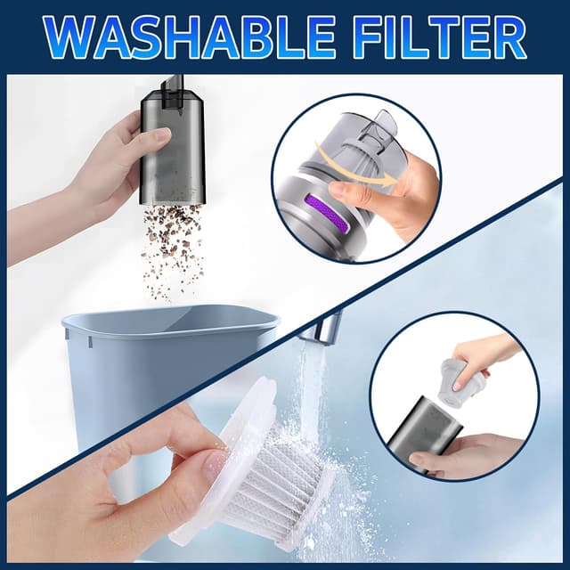 Detalle 2 de Higoom 4 in 1 cordless vacuum 22000Pa