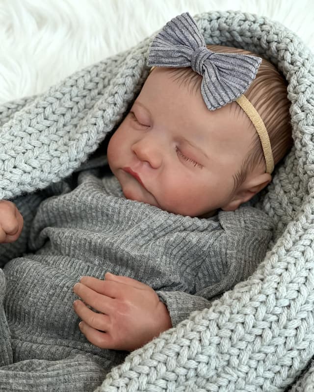 Detalle 2 de FOCKOF Reborn Baby Doll 17-Inch