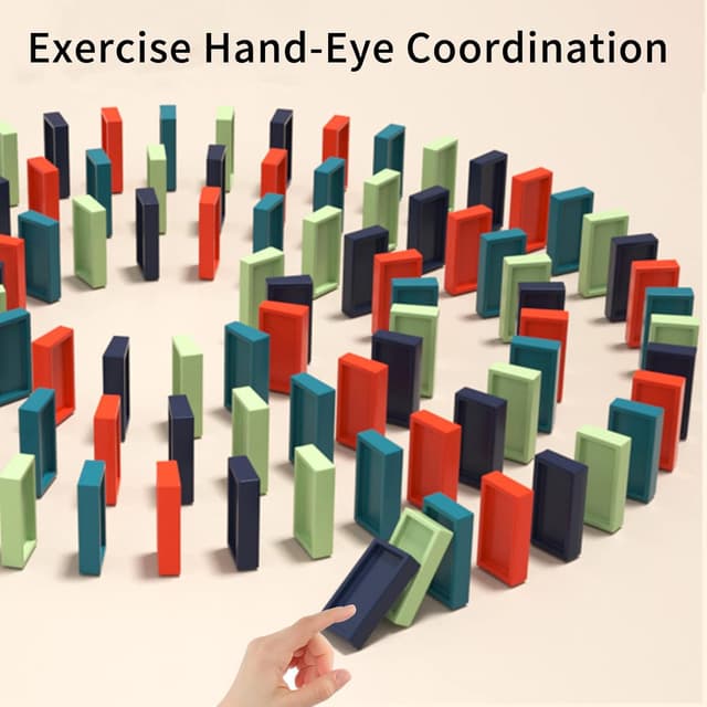 Thumbnail 2 de OBEST Treno del Domino 180 pezzi 🚂