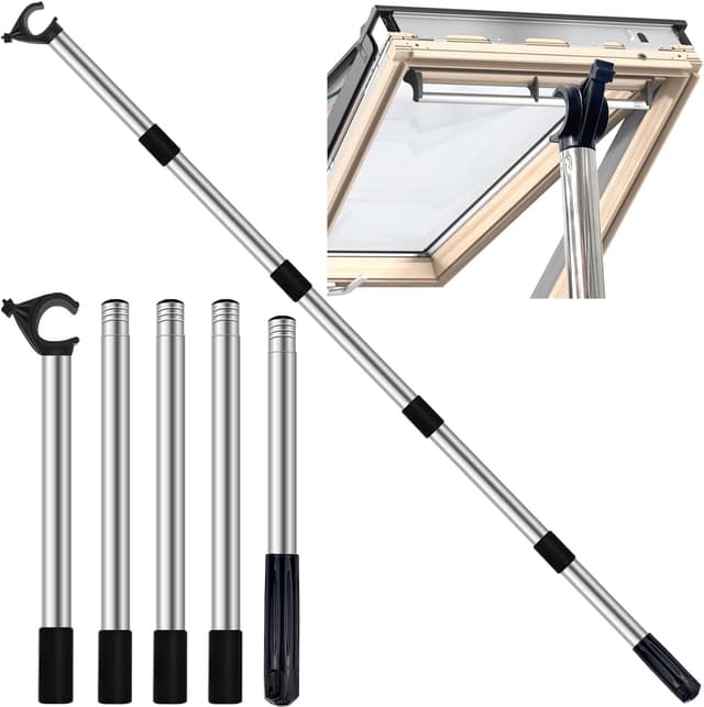 Detalle de Window Pole Opener 1.86m telescopic for blinds