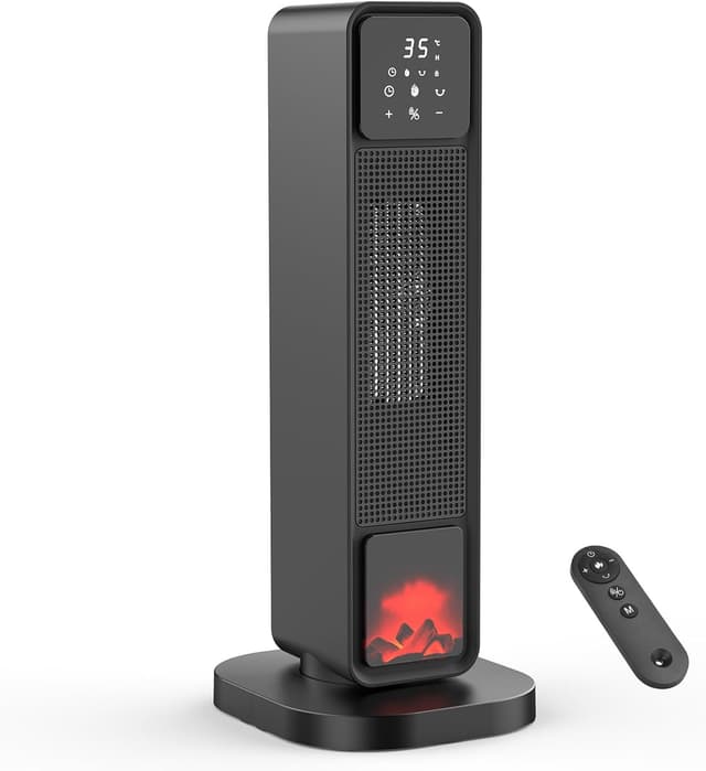 Detalle de Chauffage d’appoint 2200W télécommande, 4 modes, 12H ⛱