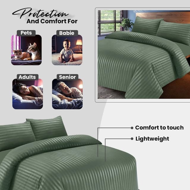 Detalle 2 de DTEX HOMES King Size Duvet Cover Mustard