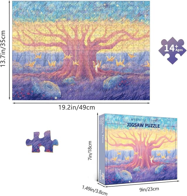 Thumbnail 1 de HUADADA Lot de 500 puzzles classique 49x35 cm