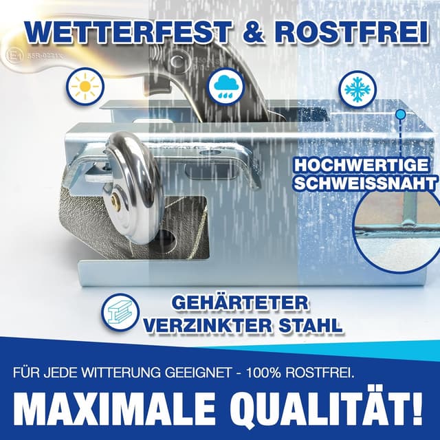 Detalle 2 de Deichselabdeckung mit Schloss für Caravan