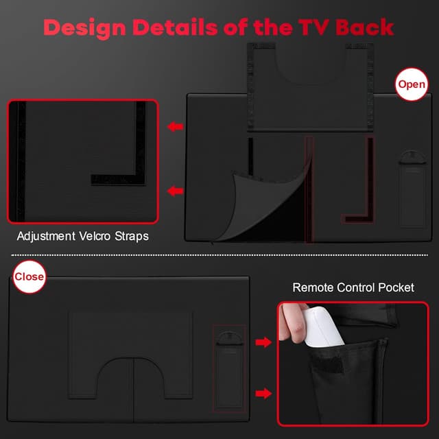 Thumbnail 3 de Zettum Outdoor TV Cover 75 Inch