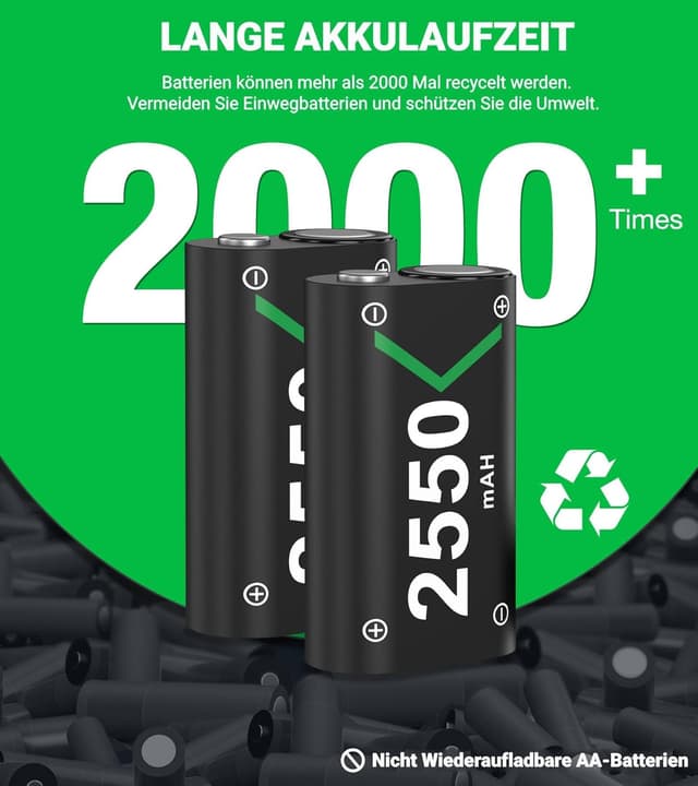 Detalle de Xbox Controller Akkupack 2x 5520 mAh