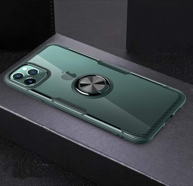 Detalle 2 de Transparente Hülle iPhone 11 Pro mit Ring 360°