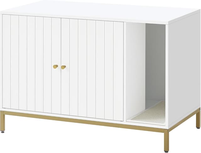 Imagen de Feandrea PCL027W01 Meuble litière pour chat 90×48×61,5 cm 🐱 en OfertitasTOP