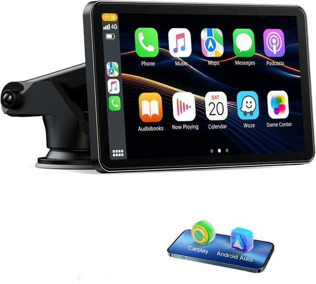 Detalle de Volam Wireless Carplay Android Auto Display 7 Zoll