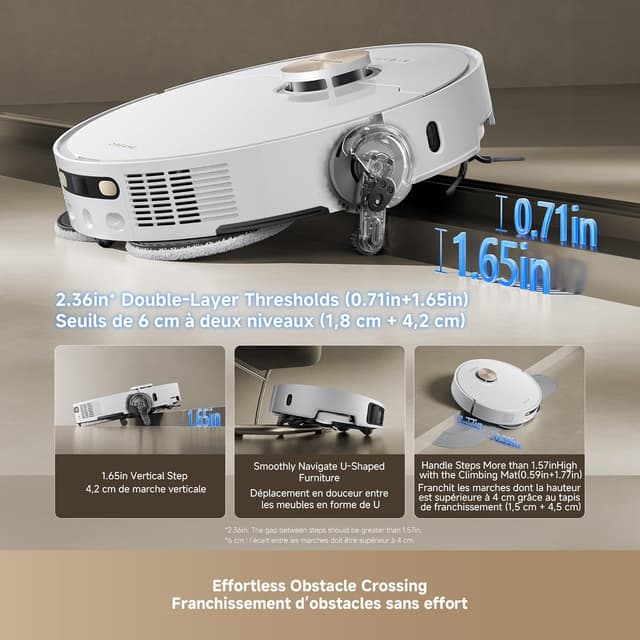 Detalle 2 de DREAME L50 Ultra 19,500Pa Robot Vacuum and Mop