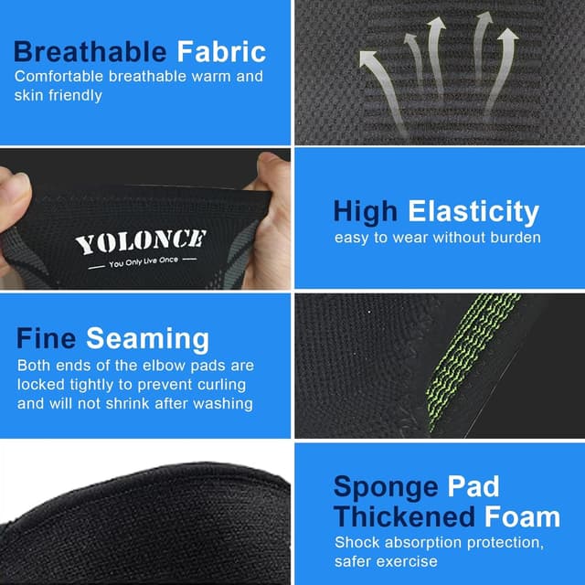 Thumbnail 4 de Codera epicondilitis Negro S para Hombre y Mujer