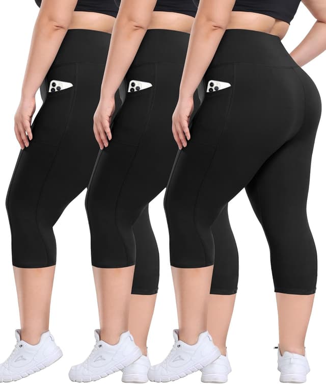 Detalle de Syrinx 3 Pack Plus Size Leggings 4XL