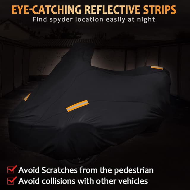 Detalle de StarknightMT Spyder Full Cover (Waterproof) for Can-Am Spyder RT/RT Limited 2010–2019