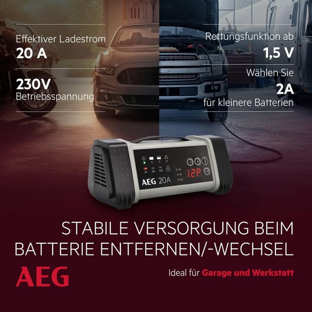 Thumbnail 4 de AEG LT 20 Batterieladegerät 20 A 🔌