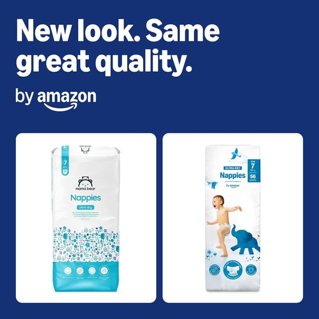 Thumbnail 1 de By Amazon 112 Ultra Dry Nappies Size 7