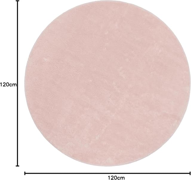 Detalle 2 de Paco Home tapis rond 120 cm en 10 mm