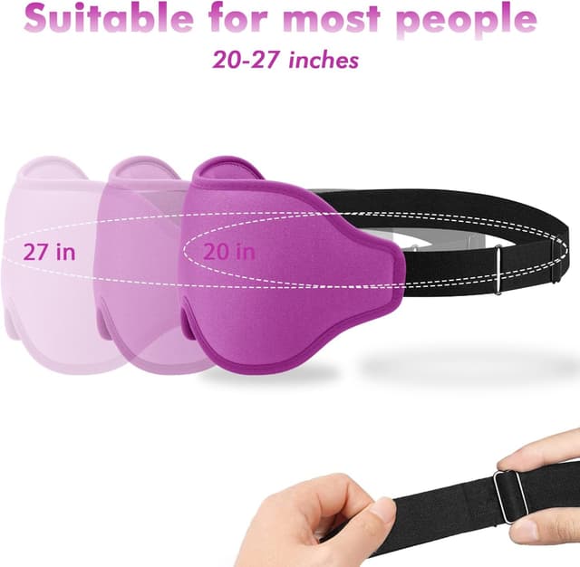 Thumbnail 4 de Sleep Eye Mask 3D Blackout for Travel