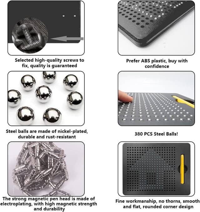 Detalle 2 de YATOSEEN planche dessin magnétique 21,5 cm