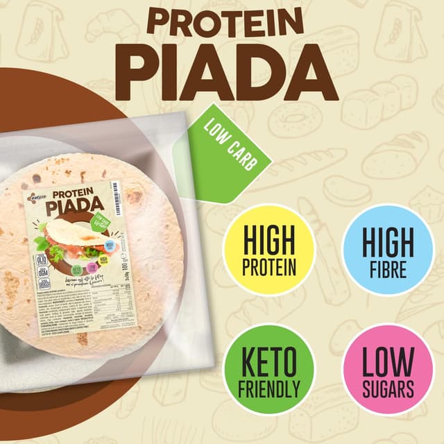 Thumbnail 3 de EatPro Piadina Proteica 50 g, 23% proteine 🥙