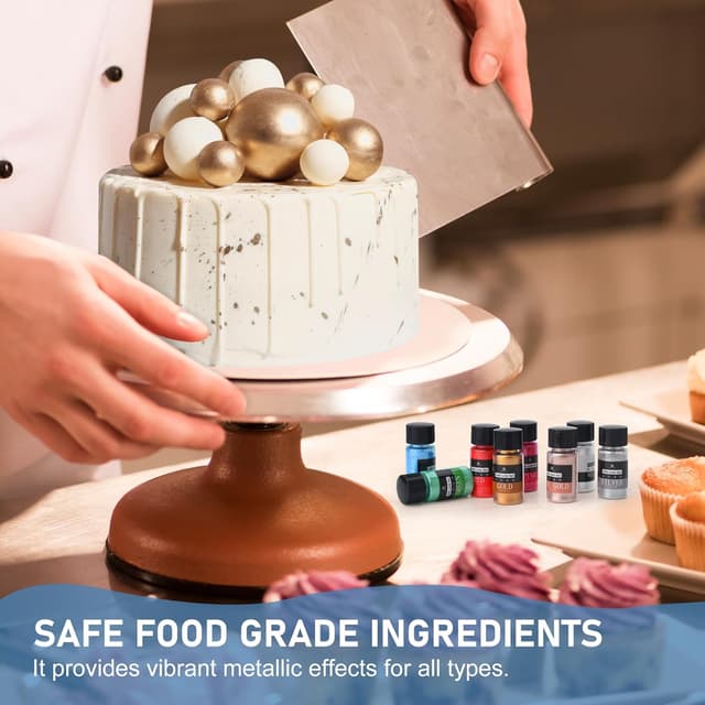 Thumbnail 6 de Essbares Glitzer Set 4 Farben Glitzerpulver 5 g