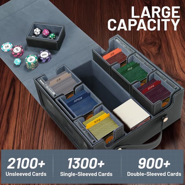 Thumbnail 2 de STTRBOX Commander Deck Box with Handle 7-in-1