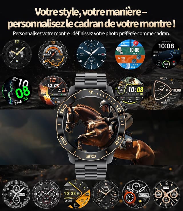 Thumbnail 5 de SUNKTA Montre Connectée 500 mAh AMOLED