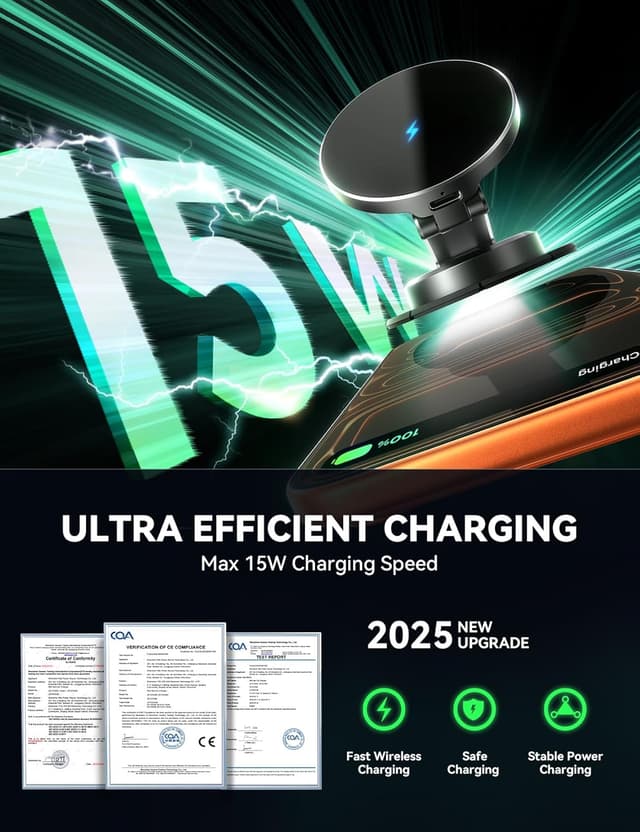 Thumbnail 5 de JOYROOM 15W MagSafe Car Mount Charger