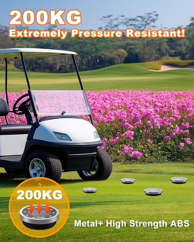 Detalle de Suolita Solar Ground Lights 8 pack