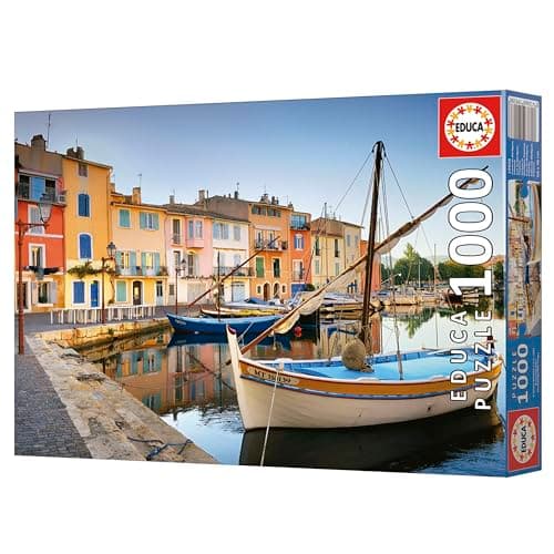 Thumbnail 5 de Educa Puerto de Martigues, Provenza 🧩 Puzzle 1000 Piezas, 68x48 cm