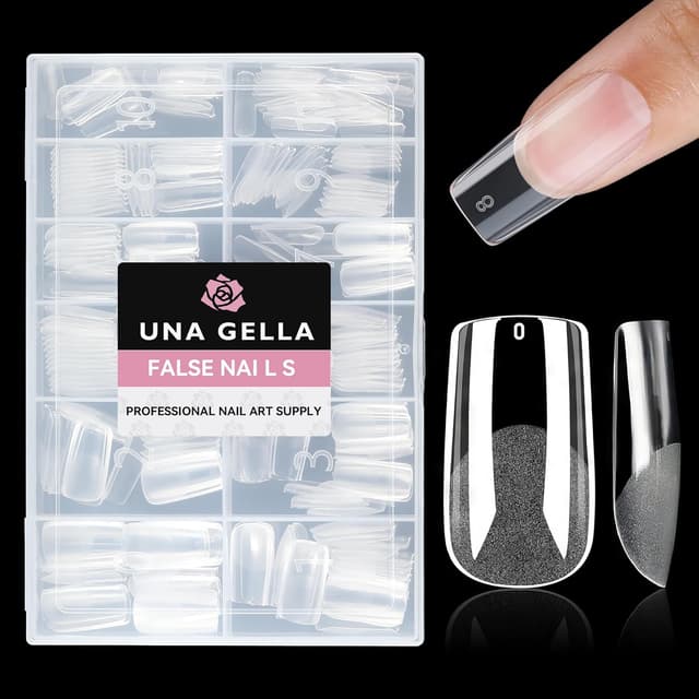 Imagen de UNA GELLA Medium Square Gel Nail Tips 312pcs en OfertitasTOP