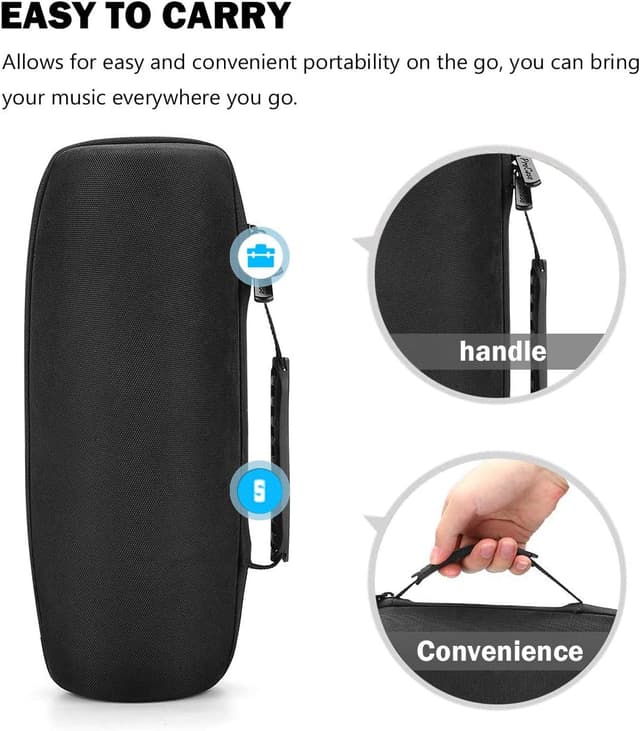 Thumbnail 6 de ProCase EVA-Hartschalenhülle für JBL Charge 4 / Charge 5 (Reise-Tasche) – Schwarz