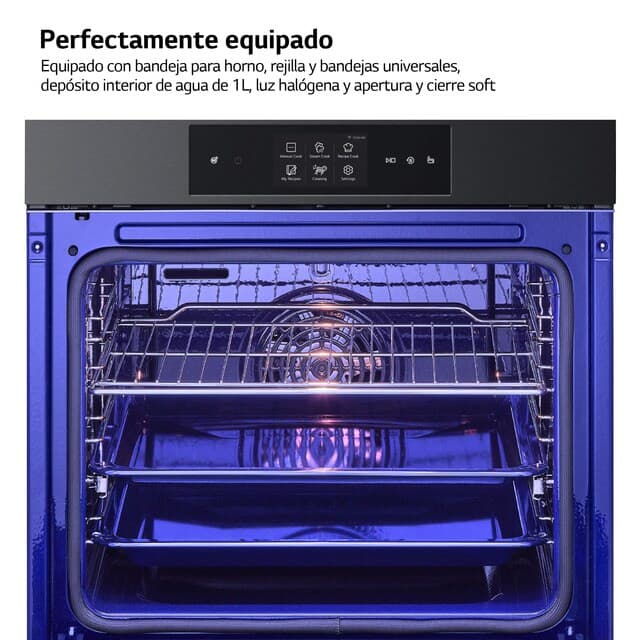 Detalle 2 de LG Horno Multifunción Pirolítico WSED7665B con Air Fryer