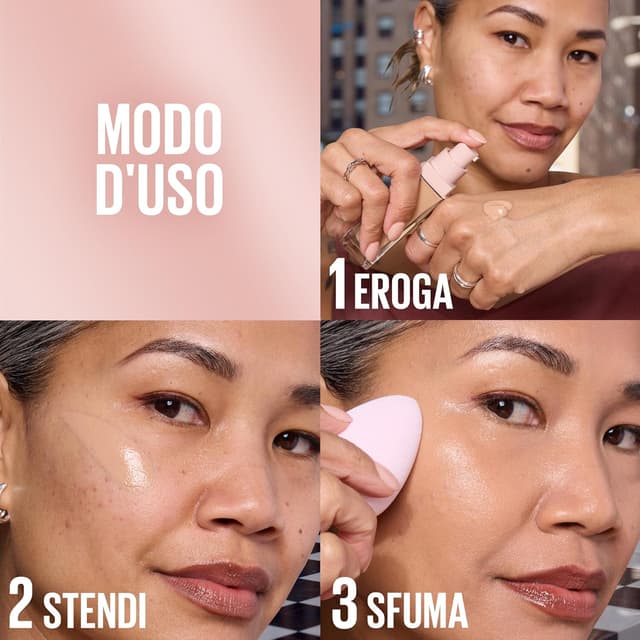 Thumbnail 6 de Maybelline New York Lifter Plump and Glow Fondotinta Illuminante 117 – finish naturale, 30 ml