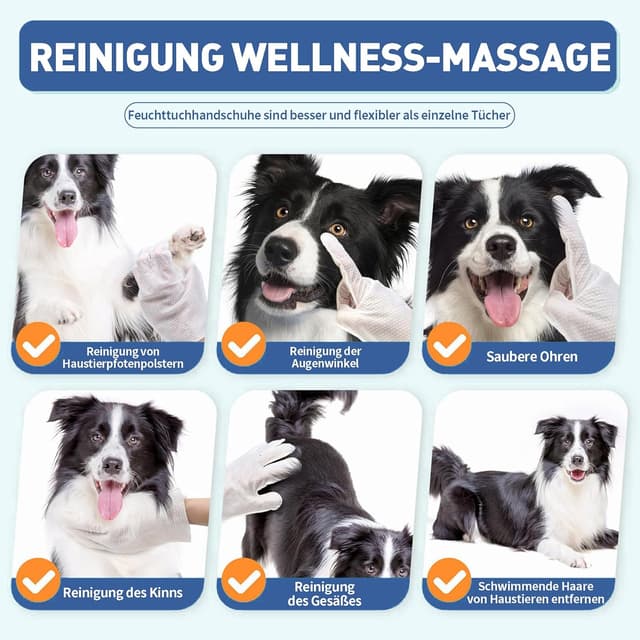 Thumbnail 3 de PCpetclear Fellpflegetücher 10 Stück 🐾
