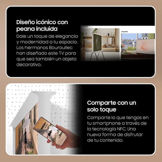 Thumbnail 4 de Samsung The Serif QLED 43" 4K Smart TV 📺