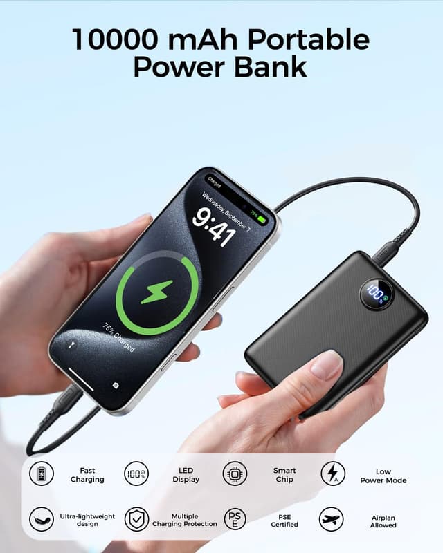Detalle 2 de Power Bank 10000mAh Portable Charger