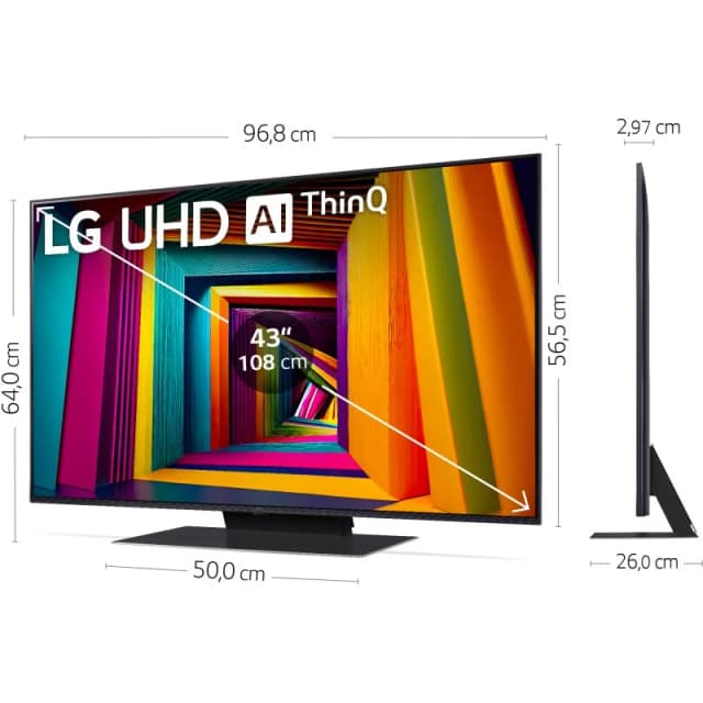 Thumbnail 3 de LG 43UT91006LA 43" LED 4K UHD HDR10 Pro WebOS AI ThinQ